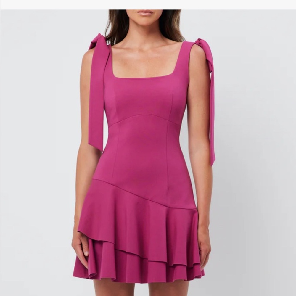 Elliatt Zoey mauve Dress with Bow Straps